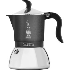 Bialetti Fiammetta Induction Kawiarka moka 0,13 l Czarny, Srebrny