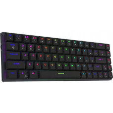 Aqirys Klawiatura mechaniczna 65%/68 klawiszy Dual Mode: Wirelles&BT+Wired AGENA black