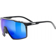 Uvex Okulary rowerowe Uvex MTN Perform S - black matt/mir.blue