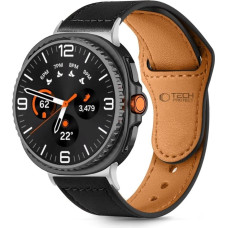 Tech-Protect Pasek Tech-Protect Leatherfit do Samsung Galaxy Watch 8 / Classic 40/44/46mm Black