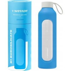 Wessper Szklana butelka Wessper B1 Borosilicate 1000ml Ocean (WES260-OC-NEW)