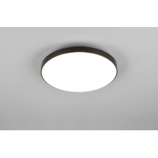 Nedis Ceiling LED lamp REALITY SPICA, IP44, 18 W, 4000 K, 2000 lm, black finish, O27x6 cm