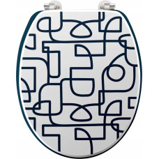 Douceur D`interieur Deska sedesowa LABYRINTHE, MDF, 37,5 x 46 cm