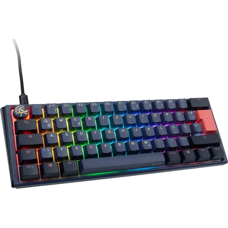 Ducky Klawiatura Ducky Ducky One 3 Cosmic Blue Mini Gaming Tastatur, RGB LED - MX-Ergo-Clear