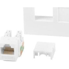 Lanberg GNIAZDO 45X45 RJ45 + KEYSTONE KAT.6 UTP BIAŁE LANBERG