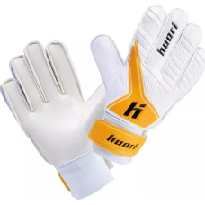 Huari Rękawice bramkarskie Huari Higino Senior biało-pomarańczowe rozmiar 10