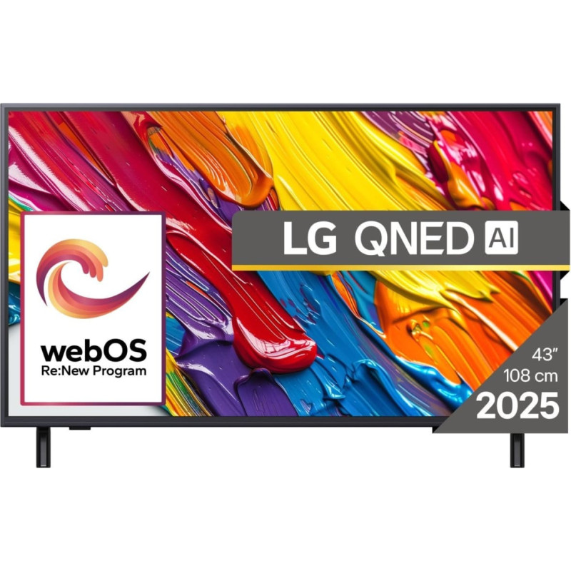 LG QNED82 AI  43''  4K UHD  QNED  melna - Televizors  43QNED82A3B.AEU (8806096352762)
