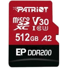 Patriot MEMORY Micro SDXC DDR200 with A+C card reader 512GB UHS-I U3/A2/C10/V30