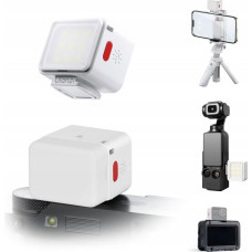 Ulanzi Lampa LED na Magnes + ISO do Telefonu Aparatu Kamery 1W 500mAh / Ulanzi DG01 / Biały