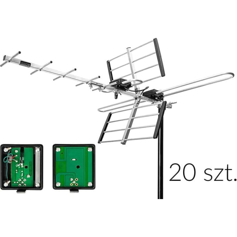 Blow Antena  DVB-T ATD32S VHF/UHF MUX8 pasywna 20-pak