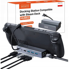 Zenwire Stacja Dokująca Steam Deck DOCK ROG ALLY DEX 6w1 HUB USB-C HDMI 4K Ethernet Zenwire HUB62