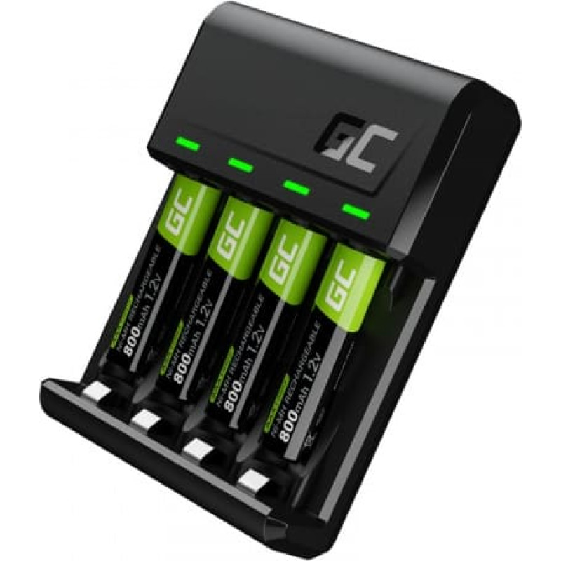 Green Cell GC VitalCharger charger 4x AAA / HR03 800mAh