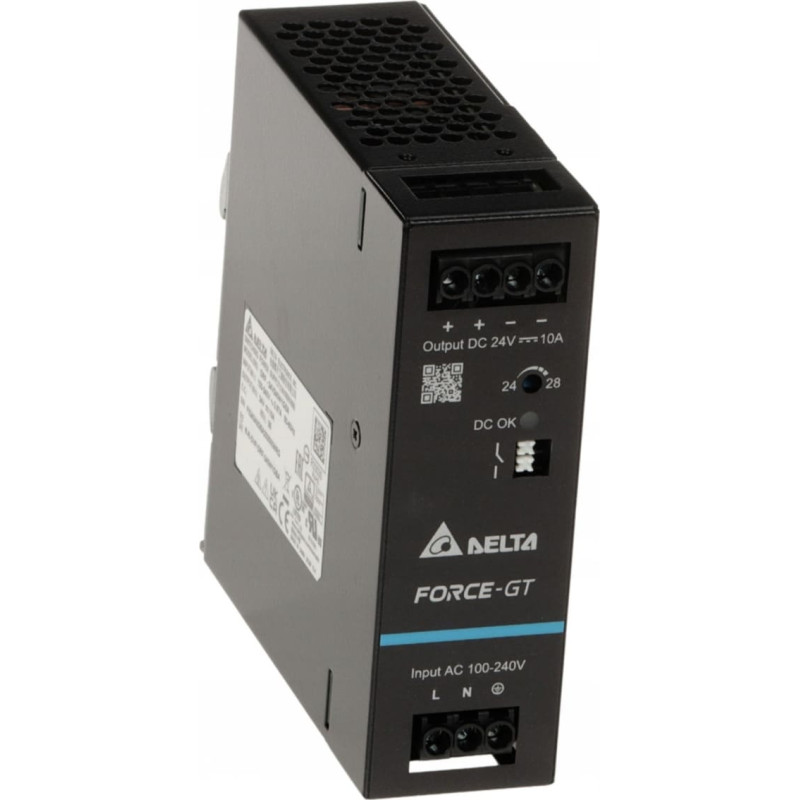 Delta ZASILACZ IMPULSOWY DRF-24V240W1GBA FORCE-GT (1 FAZA) Delta Electronics