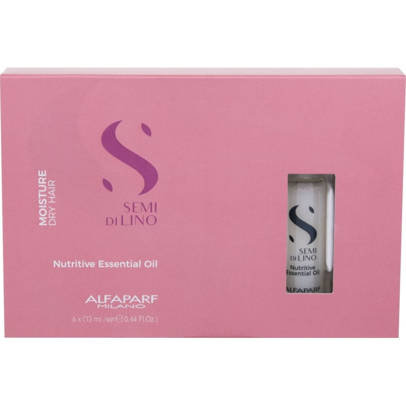 Alfaparf ALFAPARF MILANO Semi Di Lino Moisture Nutritive Essential Oil Olejek do włosów 6x13ml