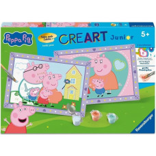 Ravensburger Creart dla dzieci Junior: Świnka Peppa EDUKAMP