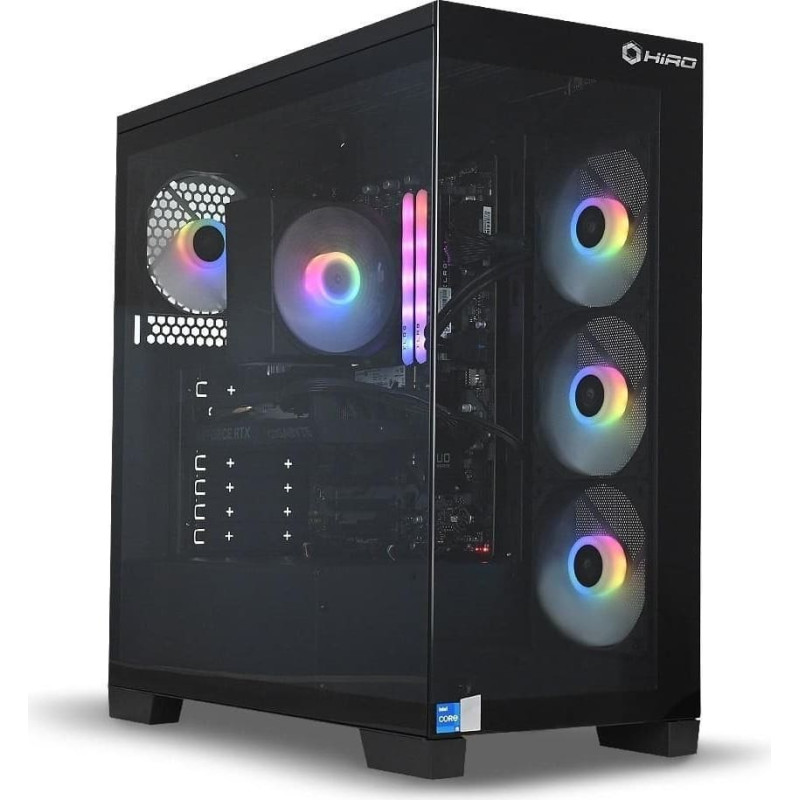 Hiro Komputer HIRO Aurora AMD Ryzen 7 9700X, RTX 5060 8GB, 32GB RAM, 1TB SSD, WIFI, W11H