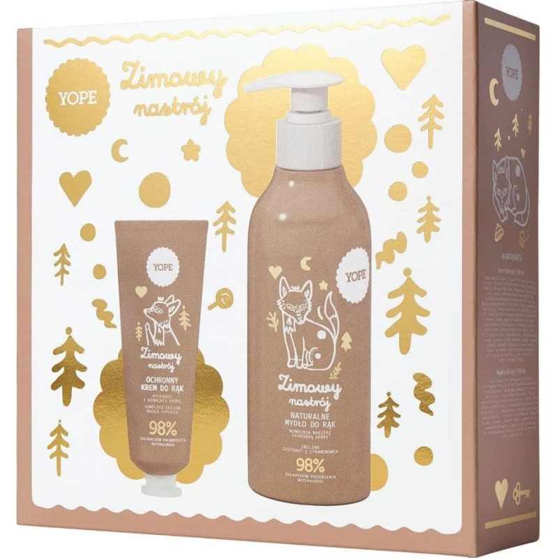 Yope _SET Zimowy Nastrój mydło do rąk 300ml + krem do rąk 50ml