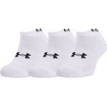 Under Armour Under Armour Core No Show 3Pk Socks 1363241-100 42-46 Białe