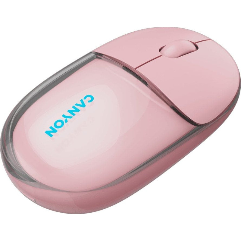 Bradas CANYON mouse OnClick 24 BT/ Wireless Transparent/Pink
