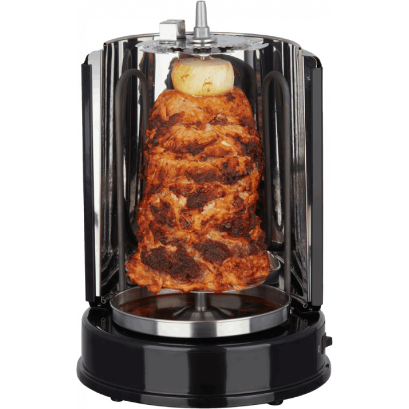 Heinrich's HEINRICH® HDG 8687 elektriskā grila, melns, 1400 W