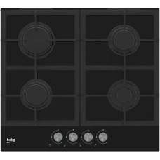 Beko HILG 642C5 SB gāzes plīts virsma