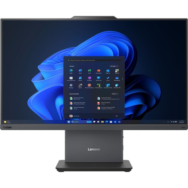 Lenovo ThinkCentre neo 50a 24. paaudzes 5. paaudzes Intel® Core™ i5 i5-13420H 60,5 cm (23,8 collas) 1920 x 1080 pikseļi Skārienekrāns Viss vienā dators 16 GB DDR5-SDRAM 512 GB SSD Windows 11 Pro Wi-Fi 6 (802.11ax) Pelēks