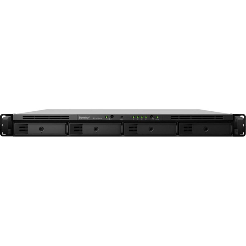 Synology RackStation RS1619XS+ NAS/krātuves serveris Plaukts (1U) Intel® Xeon® D D-1527 8 GB DDR4 DiskStation Manager Melns