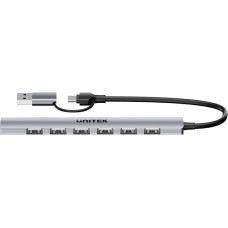 Unitek H1209AGY01 USB-A 5 Гбит/с 7-в-1 USB-концентратор