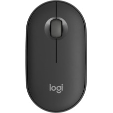 Logitech 910-007015 дорожная мышь, беспроводная, симметричная, RF + Bluetooth, оптическая, 4000 точек на дюйм