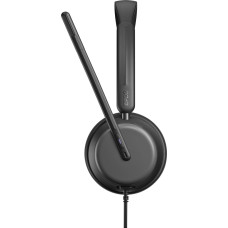 Epos IMPACT 860T ANC austiņas ar vadu, galvas saiti, birojam/zvanu centram, USB C tipa, melnas