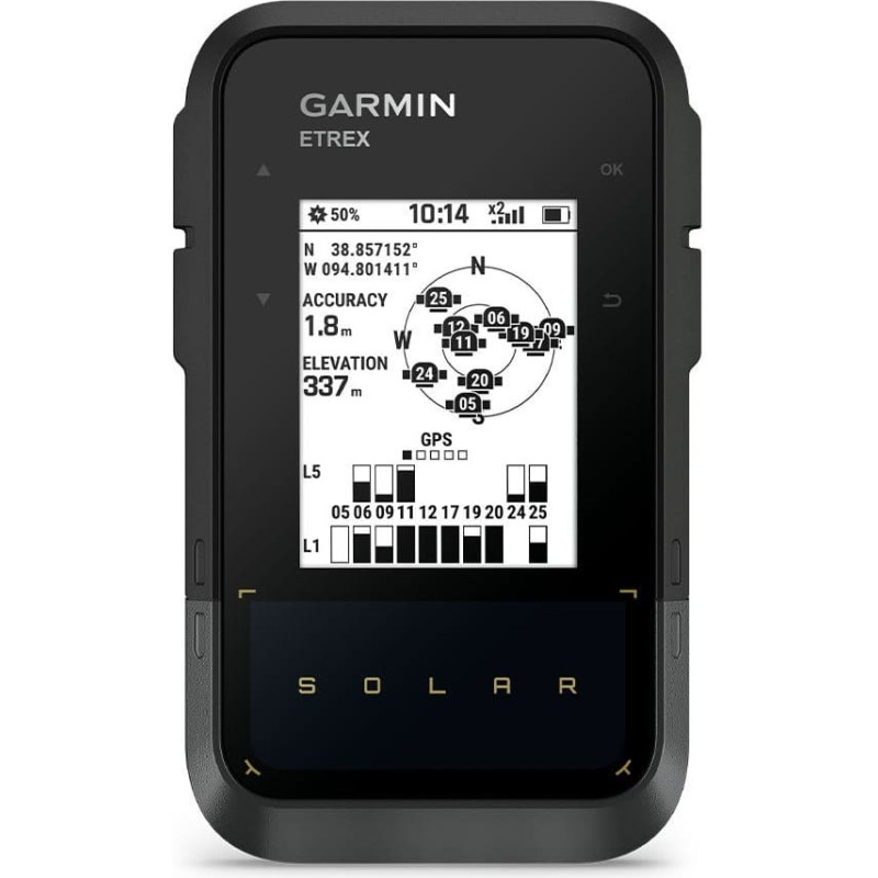 Garmin Navigacja turystyczna eTrex SE GPS Solar Czarny/Szary + Czujnik HRM Dual