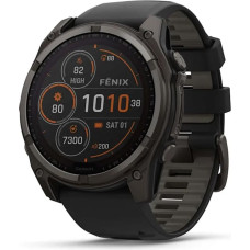 Garmin fenix 8 3,56 cm (1,4 collas) 51 mm Digitāls 280 x 280 pikseļi Skārienekrāns Titāna Wi-Fi GPS (satelīts)