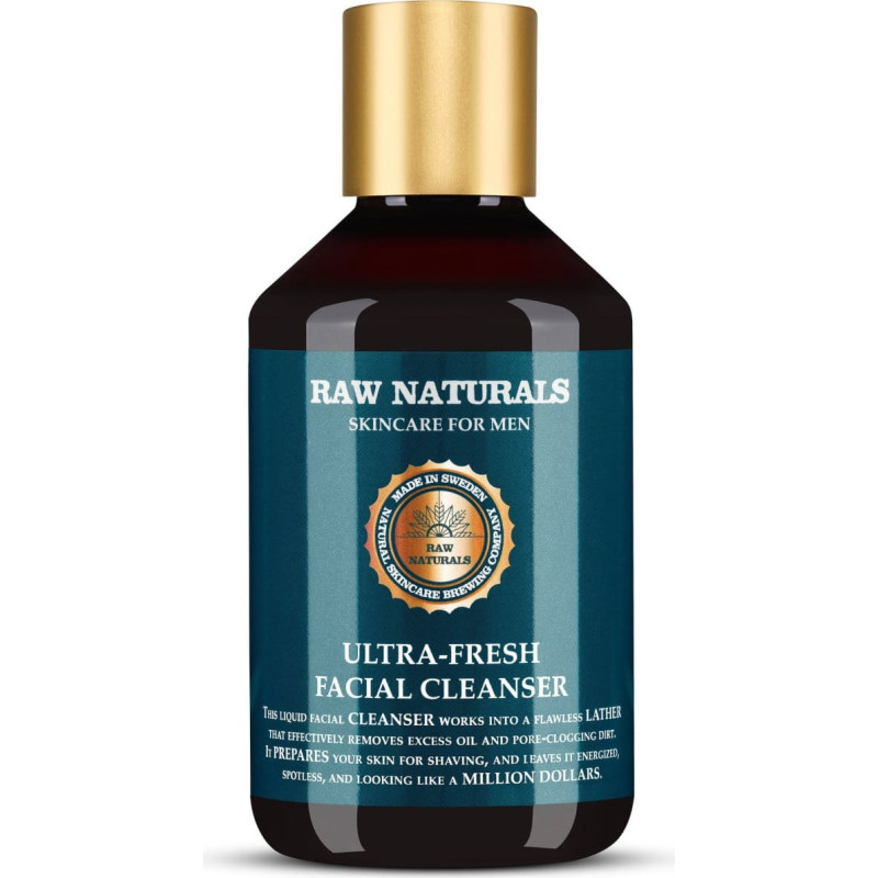 Dermalogica Raw Naturals Ultra-Fresh Facial Cleanser Energizing Cleansing Gel For Face 250 ml For Men