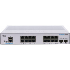 Cisco switch CBS350-16T-2G-EU (16xGbE,2xSFP,fanless) - REFRESH.