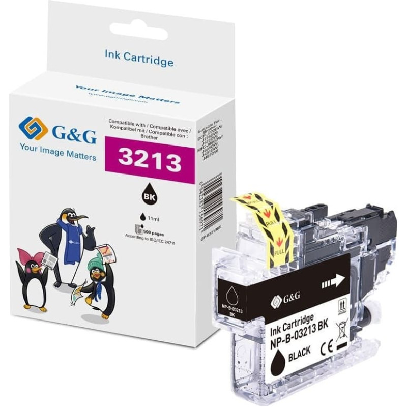 G&G Tusz G&G XL-Patrone kompatybilny z Brother LC-3213BK