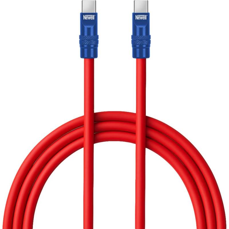Newell NL4988 Kabel USB-C 100 W 2 m silikonowy czerwono-granatowy