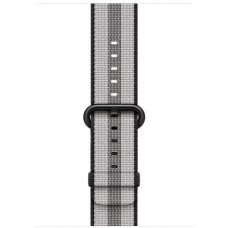 Apple Pasek z plecionego nylonu w kolorze czarnym (w prążki) do koperty 42 mm (MQVR2ZM/A)