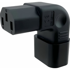 Premiumcord Adaptér vertikálně úhlový IEC C13 na IEC C14 napětí 230V, 10A