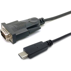 Manhattan USB-C auf Seriell DB9/RS232 Adapter PL2303GT 1m
