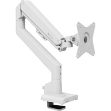 Arozzi Alzare Neo Single - Gas Spring Monitor Arm - White