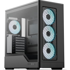 Aerocool Obudowa Aerocool D520A obudowa komputerowa, Midi-Tower, ATX, Tempered Glass, RGB - czarny