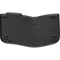 Kensington Klawiatura Kensington Pro Fit Ergo - klawiatura - ładowalny - compact TKL - bezprzewodowy - 2.4 GHz - Bluetooth - QWERTY - portugalski - czarny