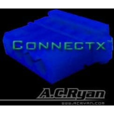 Ac Ryan Connectx™ T-Molex power Female - UVBlue 100x T-Molex Female Niebieski