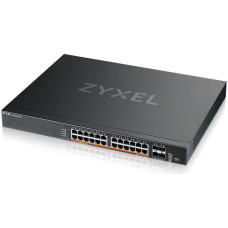 Zyxel XMG2230-28HP, L3 Access Switch,  24x 2.5G AC:700W PoE , DC:1440W PoE, 4 x SFP+ Uplink, incl 1 yr NebulaFlex Pro