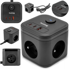 Qoltec Huslog Przedłużacz kostka PD 20W