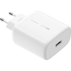 Oppo Ładowarka Oppo Oryginalna Ładowarka Sieciowa Oppo SuperVOOC VCA7JFEH 65W Power Adapter biała blister