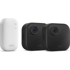 Amazon Kamera IP Amazon Blink Outdoor 4 - Netzwerk-Uberwachungskamera - Aussenbereich, Innenbereich - witterungsbestandig - Farbe (Tag&Nacht) - 1080p - Audio - drahtlos - Wi-Fi - mit Sync Module Core (Packung mit 2)