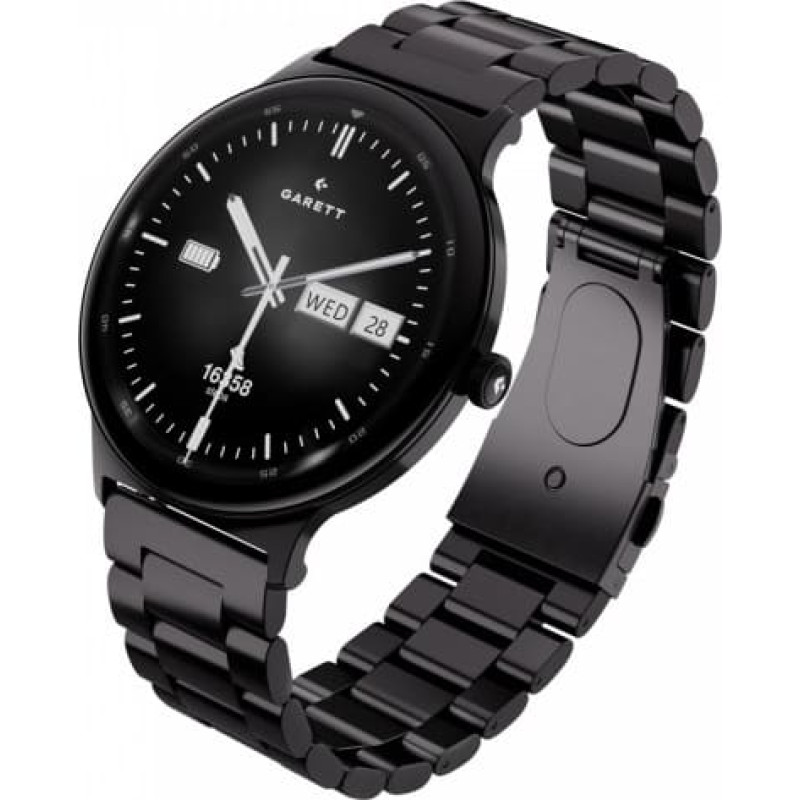 Garett Electronics Smartwatch Quantum silver steel