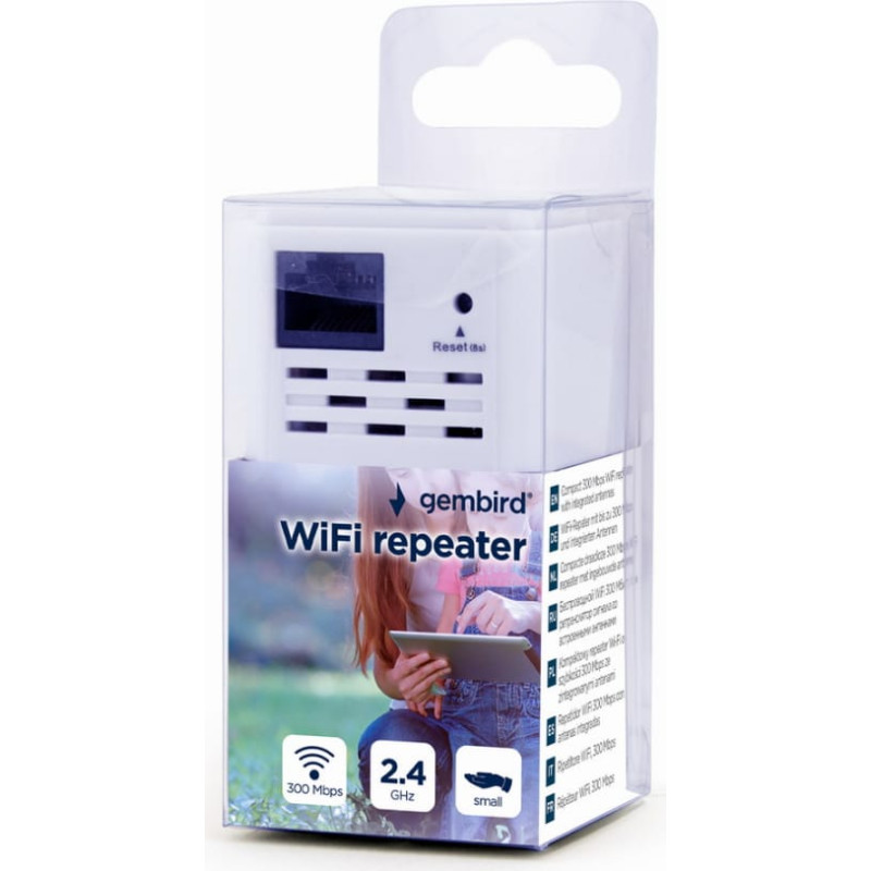 Gembird Wi-Fi repeater 300Mbps white