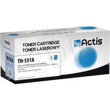 Actis TH-531A toner for HP printer; HP 304A CC531A, Canon CRG-718C replacement; Standard; 3000 pages; cyan